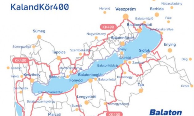 Négyszáz kilométer hosszú kerékpáros KalandKörrel bővült a Balaton kínálata