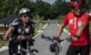 Külföldi turistákat hozhat a Dunaalmás és Neszmély között átadott kerékpárút