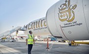 Az Emirates élesben tesztelte fenntartható üzemanyaggal működő gépét
