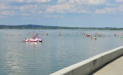 A rekord alacsony vízállás ellenére lehet fürdeni a Velencei-tóban
