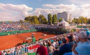 A magyar csapat sikerét ünnepelték a Davis-kupával debütáló Helikon Teniszcentrumban