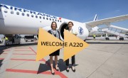 Budapesten is bemutatkozott az Air France Airbus A220-asa
