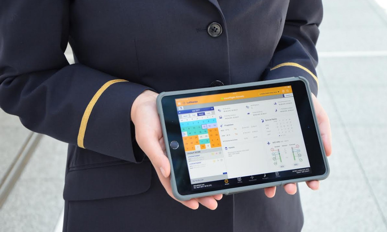iPadekkel szereli fel a kabinszemélyzetet a Lufthansa