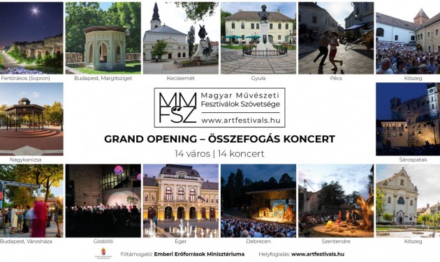 „Grand Opening – Összefogás” az első élő közös kulturális találkozás hétvégéje