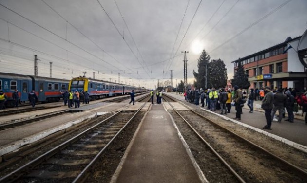 Díjmentesen utazhatnak a vasúton Záhonyból az ukrajnai menekültek 