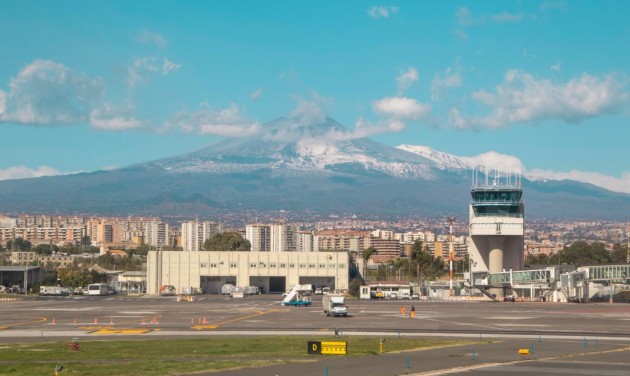 Tűzeset miatt szerdáig zárva tart Catania repülőtere