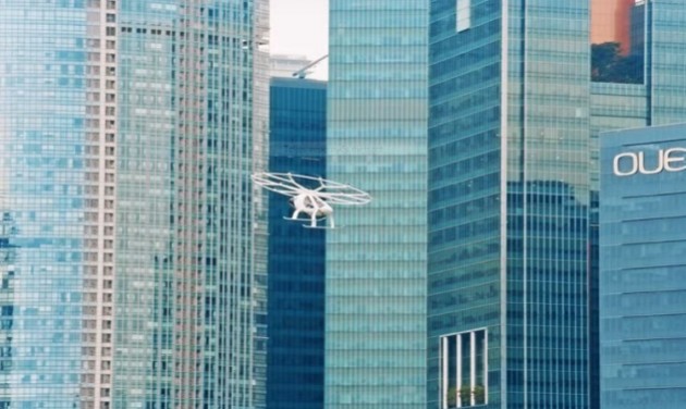 Szingapúrban jöhet létre a világ első légitaxi-útvonala
