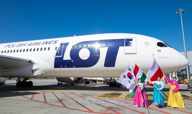 LOT launches thrice-weekly flight between Budapest and Seoul