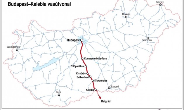 Megkötötték a szerződést a Budapest-Belgrád vasút magyarországi szakaszára