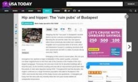 Budapest romkocsmáit dicséri az USA Today