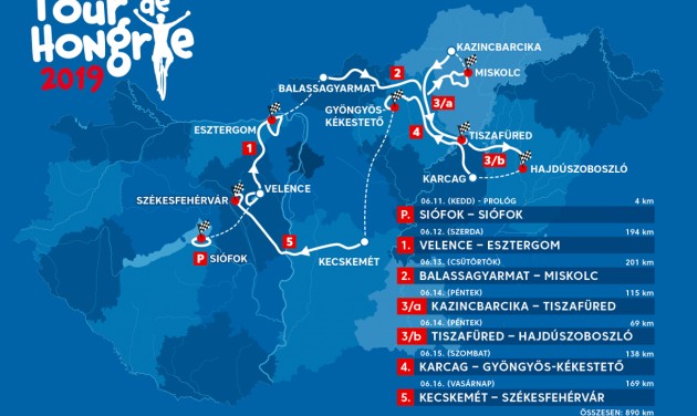 Kemény hegyi szakaszok az idei Tour de Hongrie-n