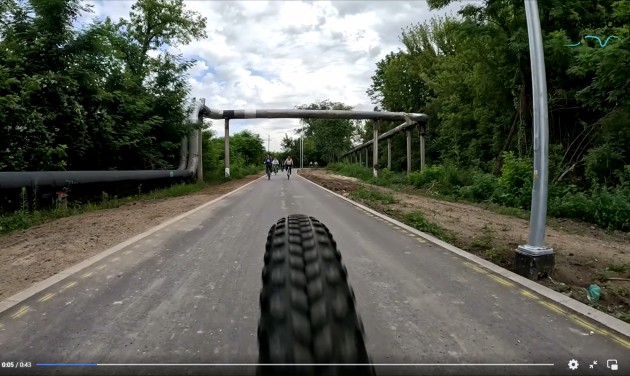 Hét kilométeres kerékpárút készült el Esztergomban