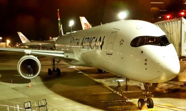 Új gép a South African Airways flottájában