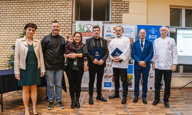 BGE KVIK: átadták a 2022-es Pro Gastronomia díjakat