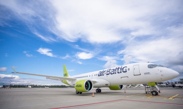 70 százalékkal több utast szállított az airBaltic júniusban