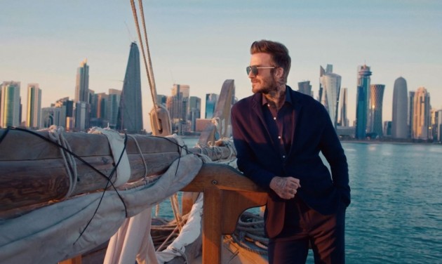 David Beckhammel indított turisztikai kampányt Katar – videó