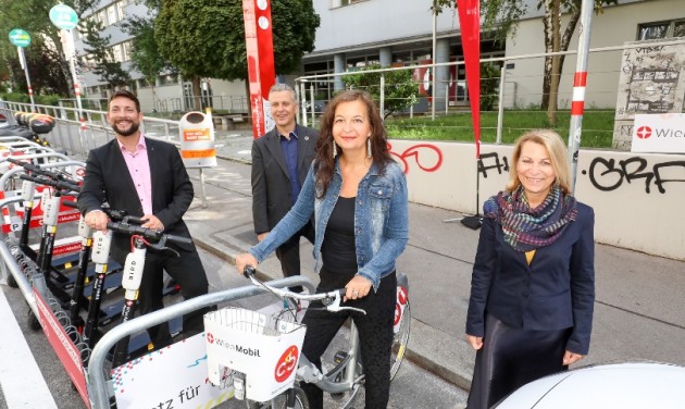 Közösségi közlekedés, kerékpár és autómegosztó egy appban – Bécsben