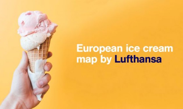 A Lufthansa Európa legjobb fagylaltozóit mutatja be