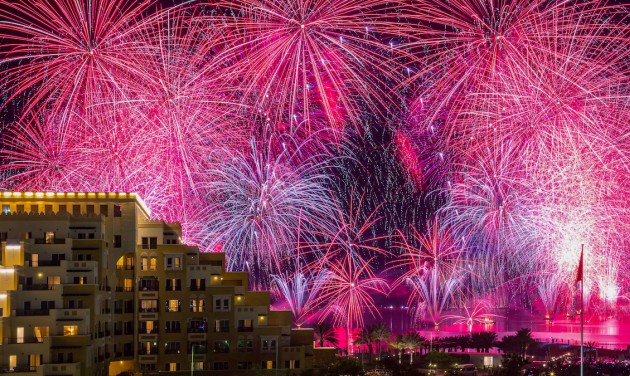 Guinness-rekorder tűzijátékkal indította az évet Ras Al Khaimah