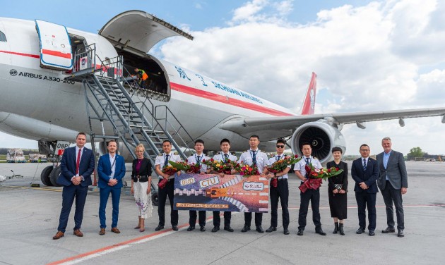 Új cargo légi járat indult Kínából Budapestre