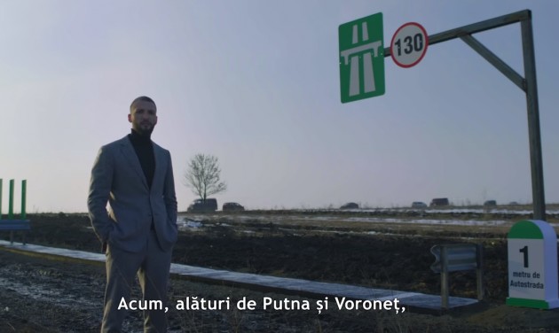 Egy méteres az első moldvai autópálya