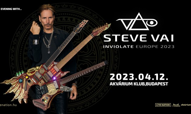 Ismét Budapesten lép fel a gitárvirtuóz Steve Vai
