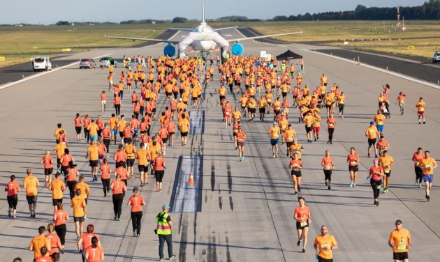 A naplementében startolt el a tizedik Runway Run a budapesti repülőtéren