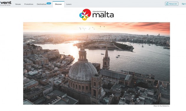 Conventions Malta microsite indult a CVENT platformon