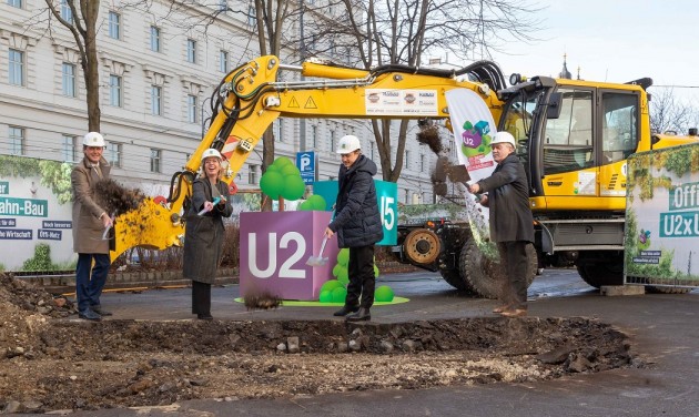 Bécsben megkezdődött az U2/U5-ös metró építése