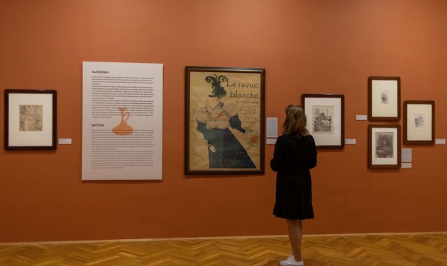 Toulouse-Lautrec műveiből nyílt kiállítás Pécsen