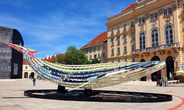 Öttonnás bálna vetődött partra Bécsben
