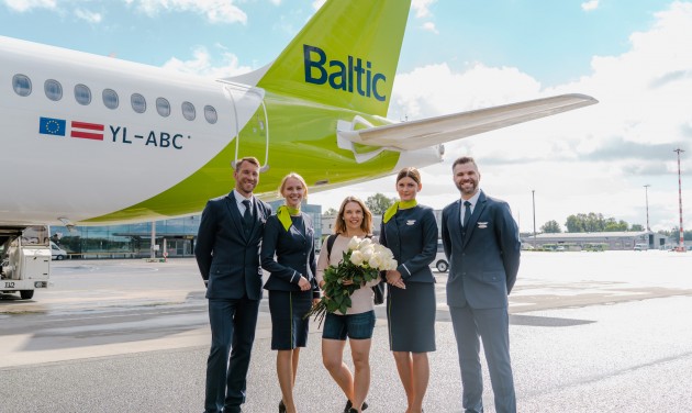 50 milliomodik utasát köszöntötte az AirBaltic