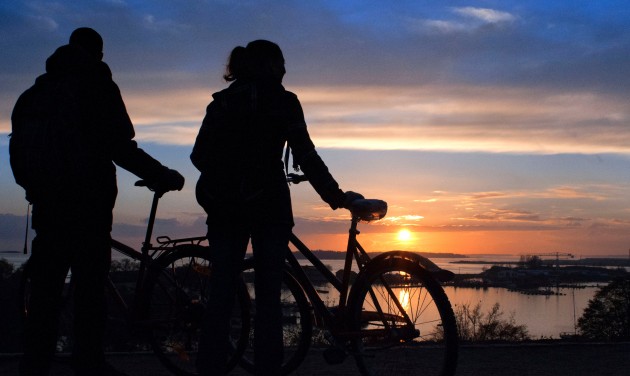 Farsangi kerékpártúra az Omszki-tótól Szentendrére
