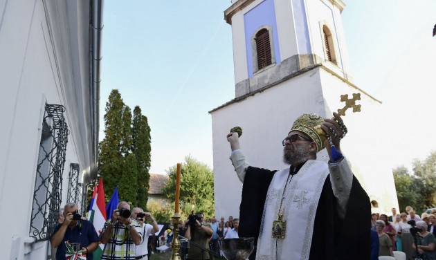 Kincstár nyílt a felújított ráckevei szerb ortodox parókiában