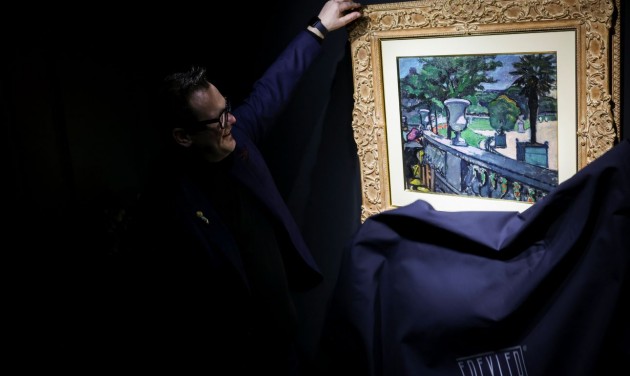 110 évig lappangó, mintegy százmillió forint értékű festményt mutattak be Budapesten