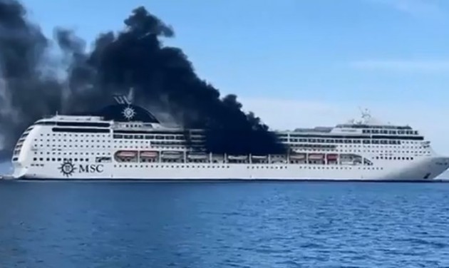 Tűz ütött ki egy MSC-tengerjáró fedélzetén