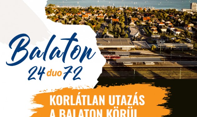Már elérhető a Balaton24 és a Balaton72 jegyek Duo változata