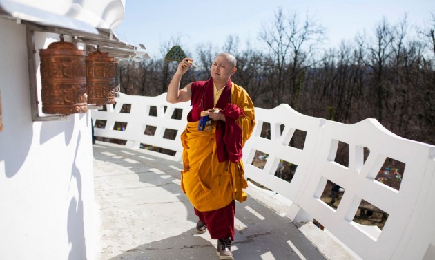 Imamalmokat szenteltek a zalaszántói buddhista sztúpánál