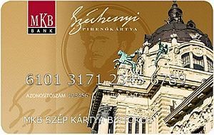 A Magyar Bankholding összes tagbanki fiókjában kapható az MKB SZÉP Kártya