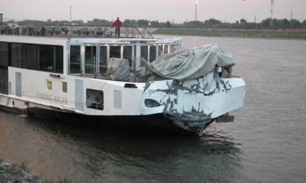 Megint egy Viking hajót ért baleset a Dunán, 11 sérült van