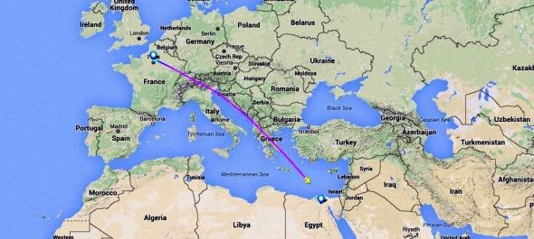 A tengerbe zuhant az EgyptAir párizsi gépe