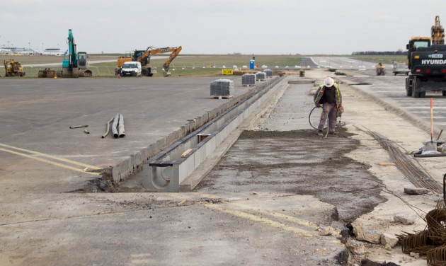 Budapest airport makes progress in runway reconstruction