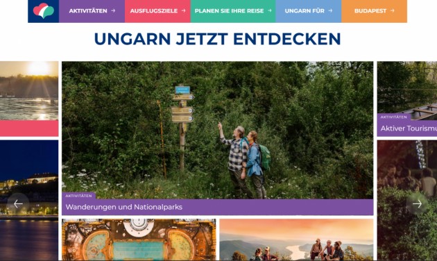 Rangos osztrák turisztikai díjat kapott az MTÜ nemzetközi honlapja