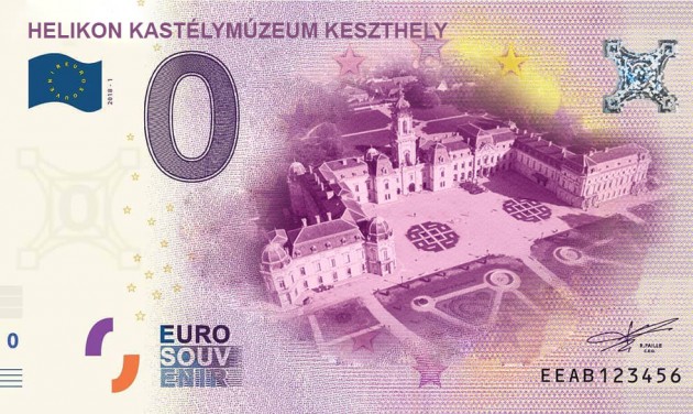 A Festetics-kastélyt ábrázoló nulla eurós bankjegyeket nyomtatnak