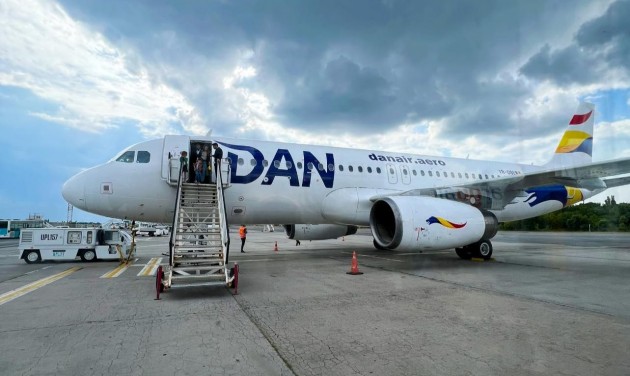 Továbbra is leszáll a Dan Air a brassói repülőtéren