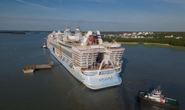 Január végétől szolgálja ki a turistákat a világ legnagyobb tengerjáró hajója